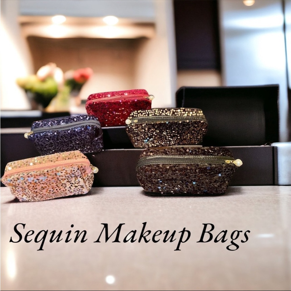 Brand New: Sequin Makeup Bag